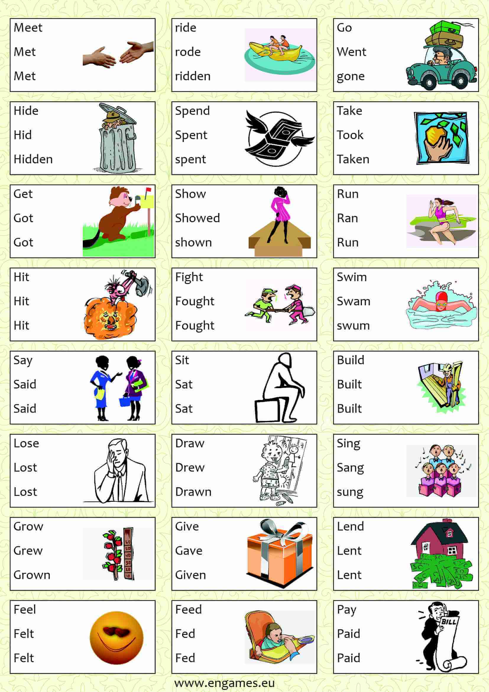 Pictures Of Verbs 67