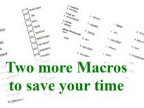 Two more Microsoft Word Macros to save your time